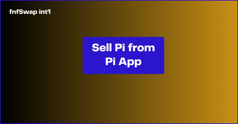 how to sell pi coin from pi app